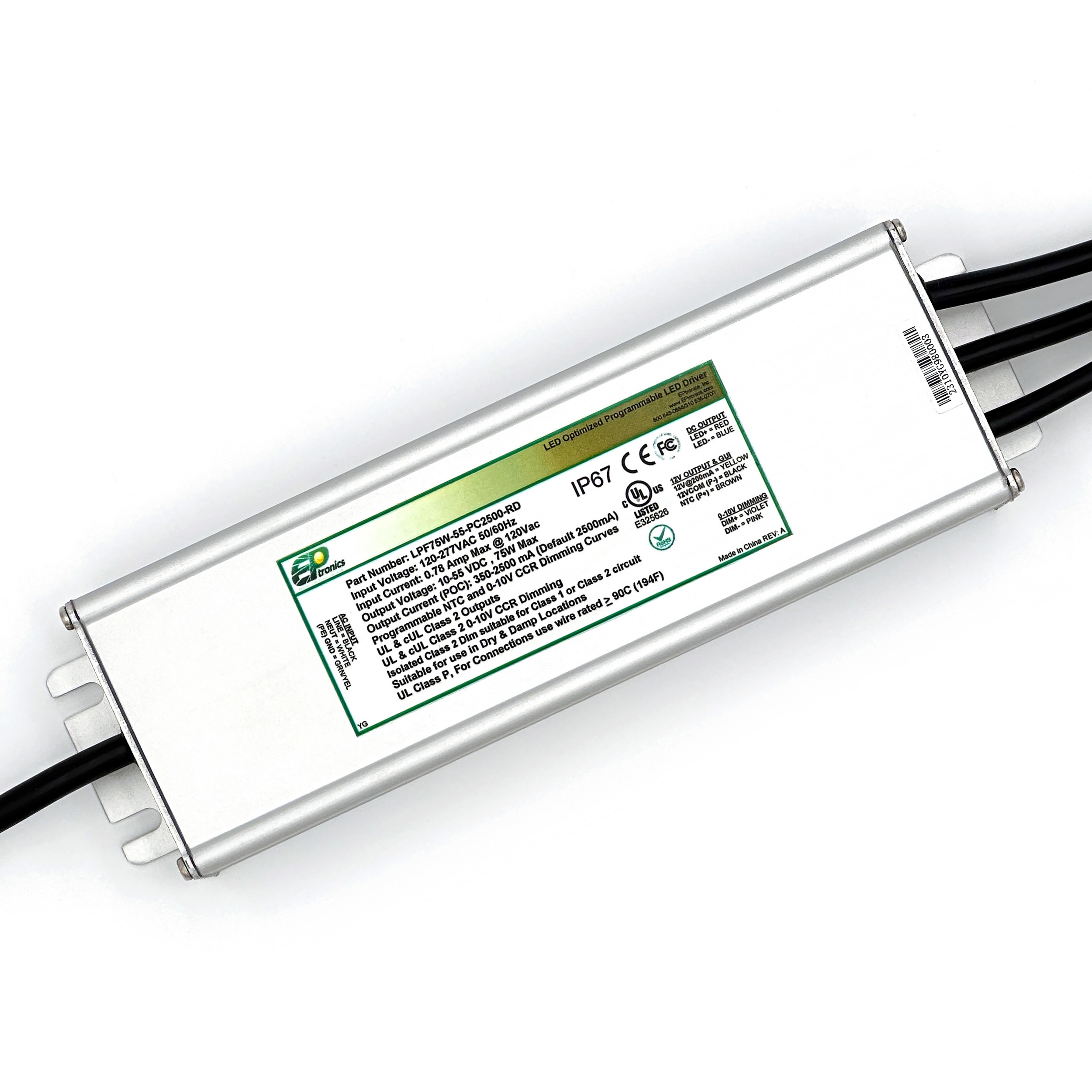 LPF75W-55-PC2500-RD - EPtronics, Inc.