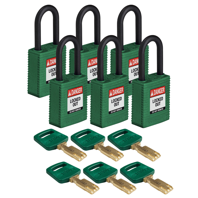 NYL-GRN-38PL-KA6PK - Brady Corporation