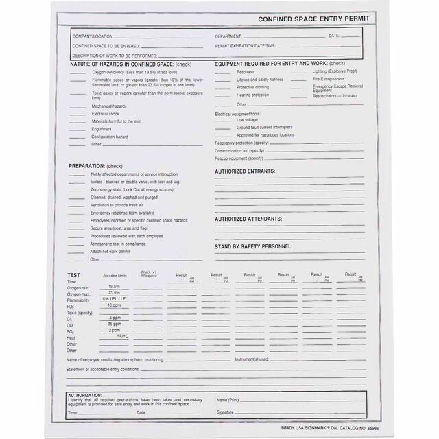 65936 - Brady Corporation