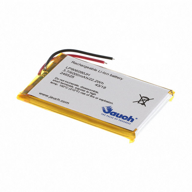 LP906090JH+PCM+2 WIRES 70MM - Jauch Quartz