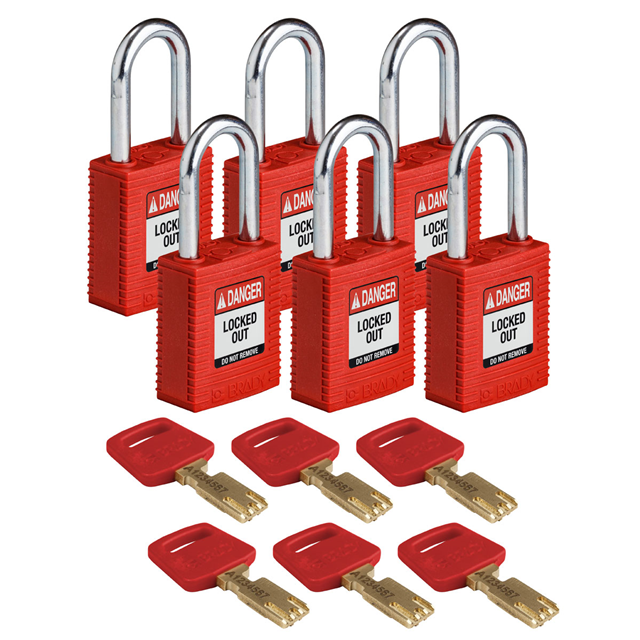 NYL-RED-38ST-KD6PK - Brady Corporation