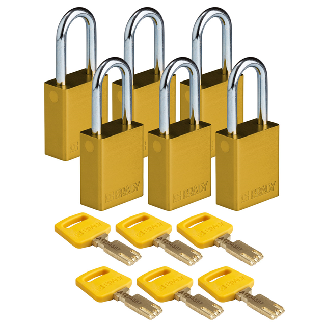 ALU-YLW-38ST-KA6PK - Brady Corporation