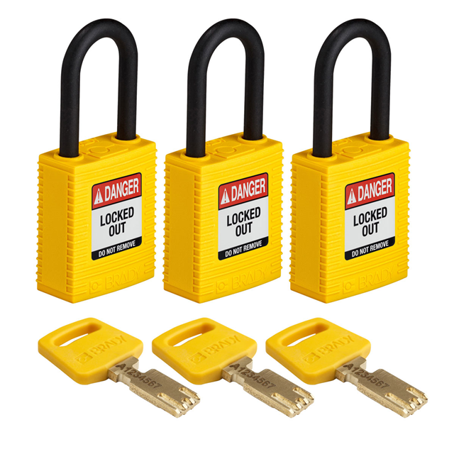 NYL-YLW-38PL-KA3PK - Brady Corporation