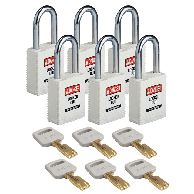NYL-WHT-38ST-KA6PK - Brady Corporation