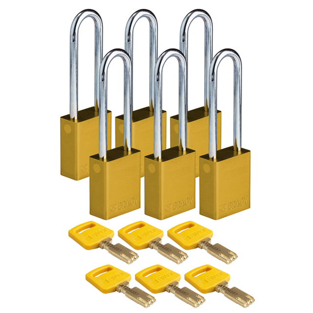 ALU-YLW-76ST-KD6PK - Brady Corporation